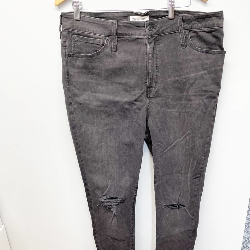 Madewell Curvy High-Rise Skinny Jeans Black Sea 34